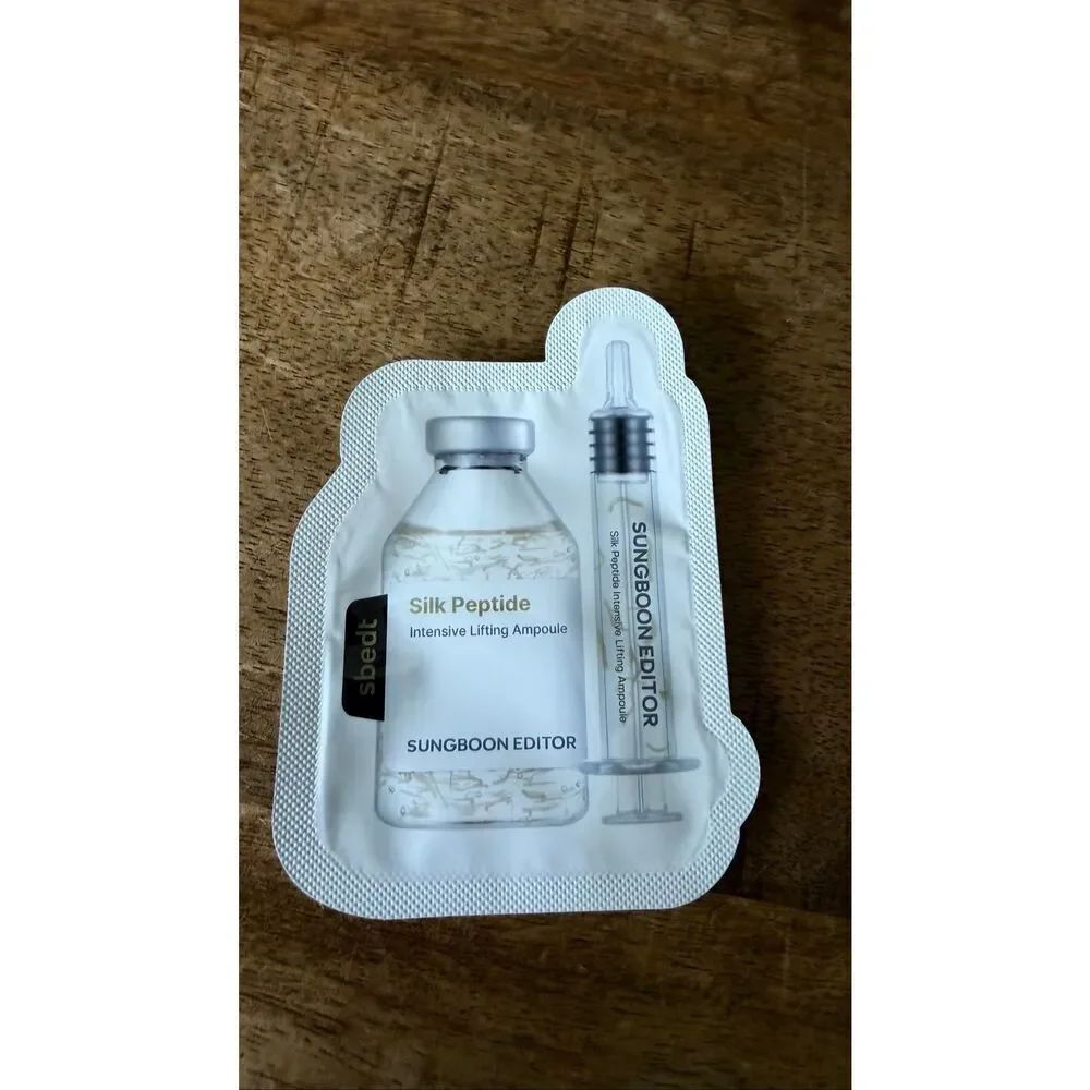 SUNGBOON EDITOR Silk Peptide Intensive Lifting Ampoule Sample K-Beauty